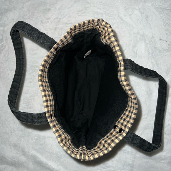 Longaberger plaid small tote bag - Picture 4 of 7